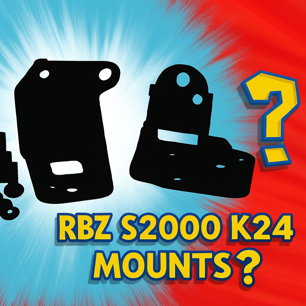 RBZ S2000 to K24a Swap Engine Mounts Version 2