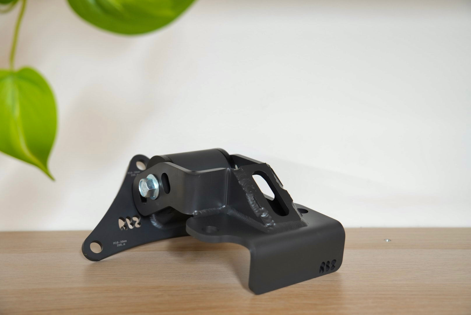 RBZ Harmony K24 engine mount for Suzuki Samurai with Cerakote finish and Nord-Lock hardware