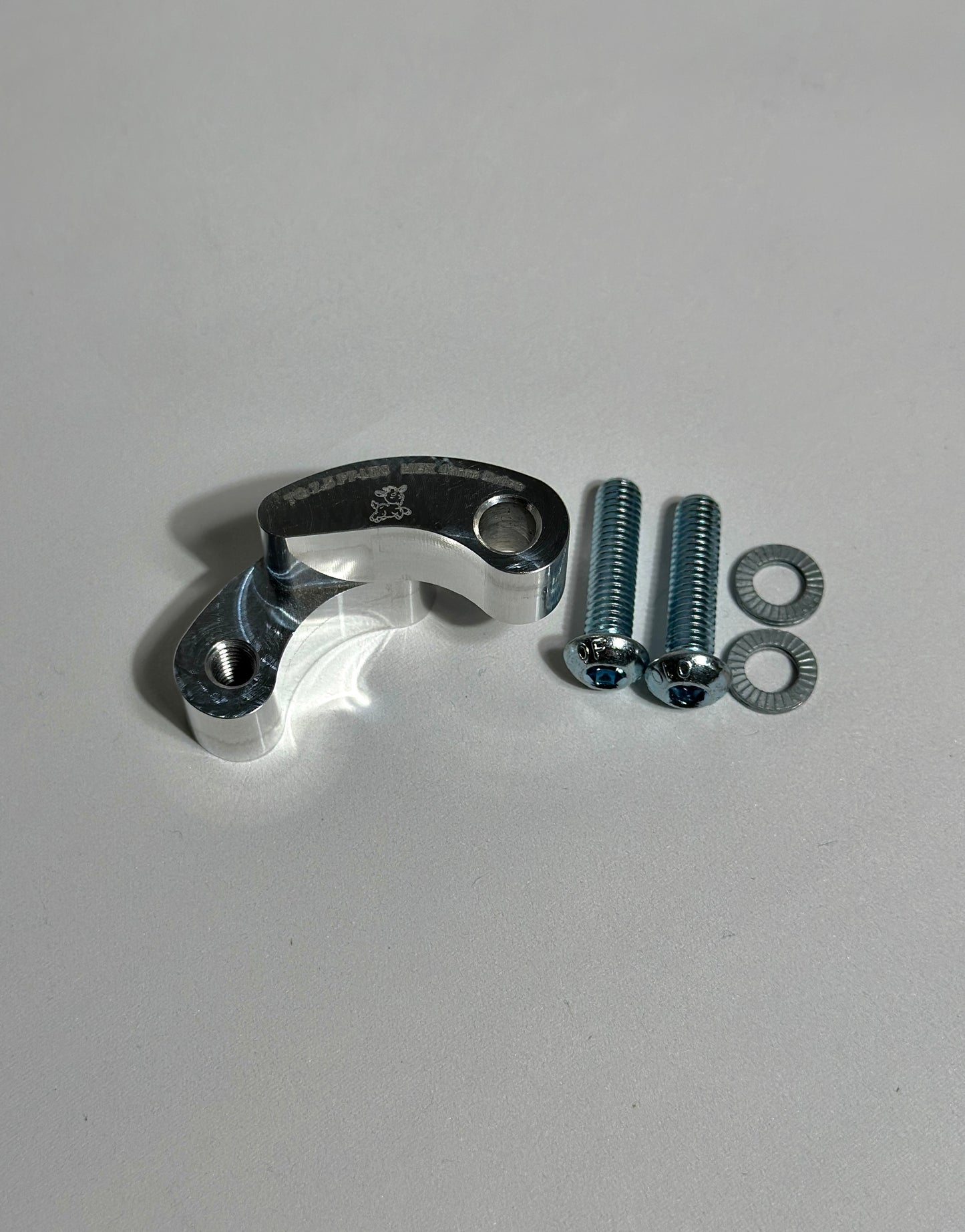Laser engraved torque specification on RBZ Harmony billet aluminum AC line adapters for S2000 K-series swap