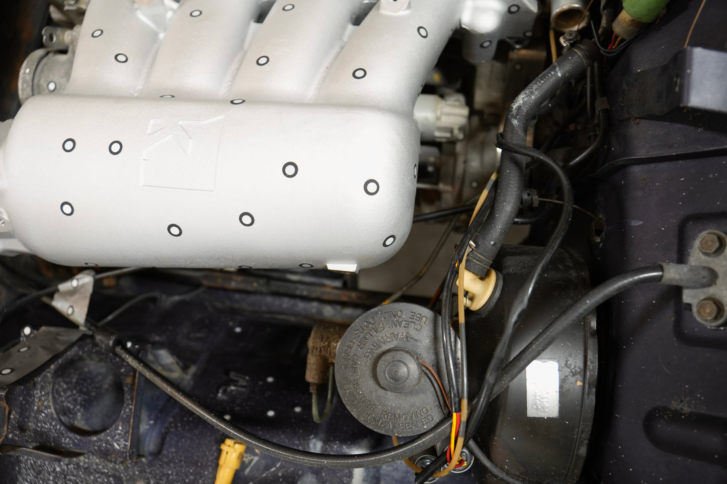 K24 engine positioned close to Suzuki Samurai firewall using RBZ Harmony engine mounts for optimal placement
