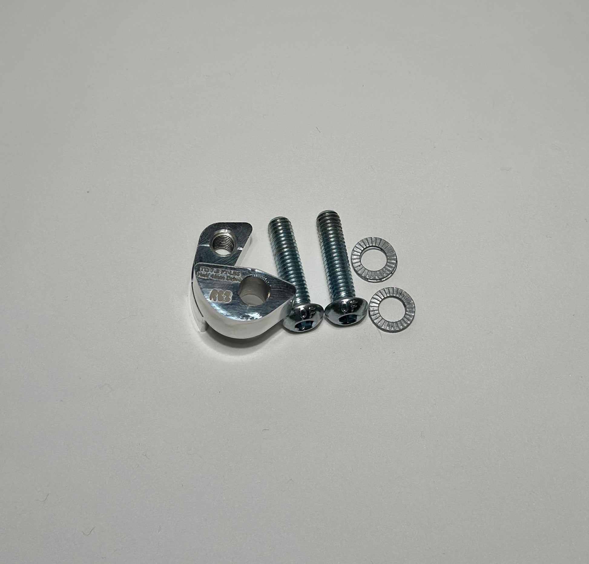 Compact billet aluminum AC line adapters for Honda S2000 K-swap by RBZ Harmony