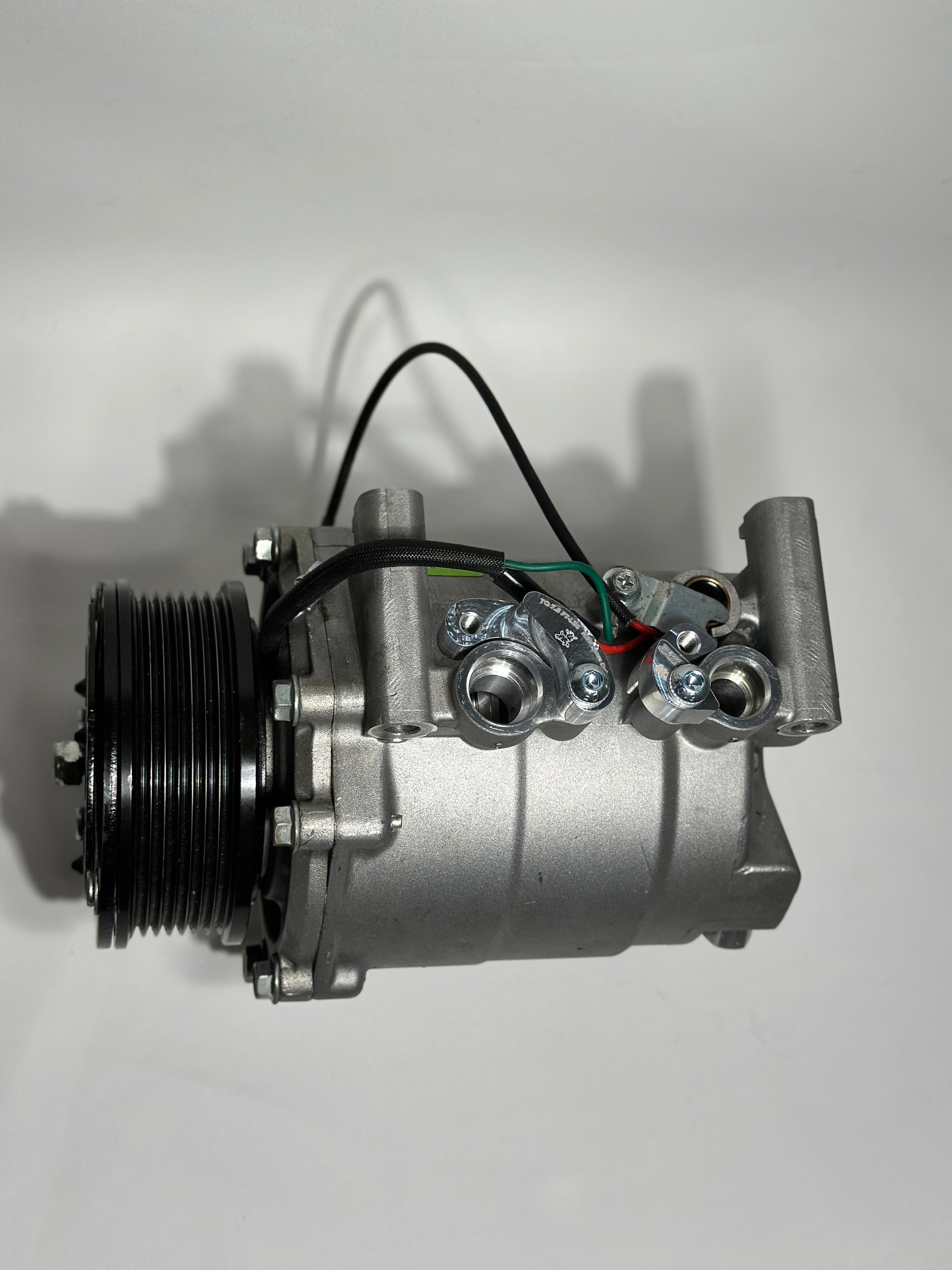 RBZ Harmony AC line adapters installed on K-series engine retaining OEM Honda S2000 AC lines