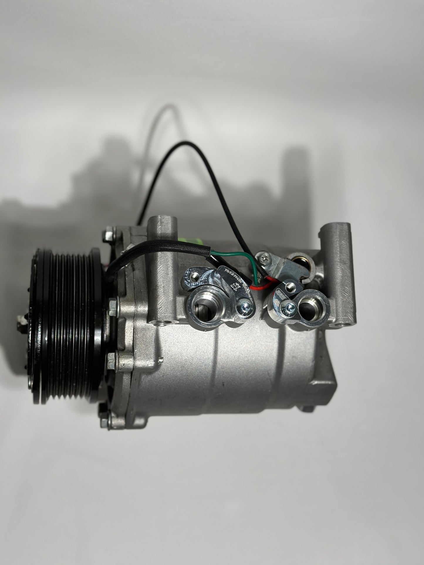 RBZ Harmony AC line adapters installed on K-series engine retaining OEM Honda S2000 AC lines