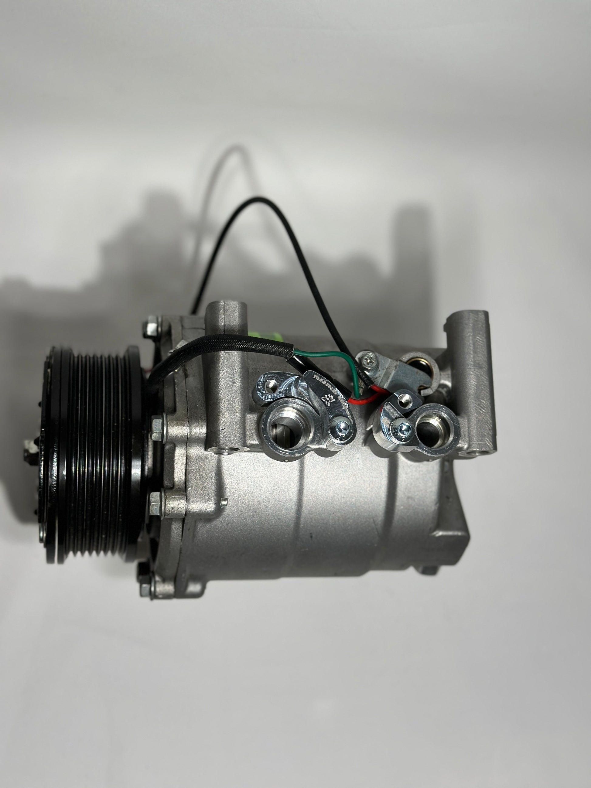 RBZ Harmony AC line adapters installed on K-series engine retaining OEM Honda S2000 AC lines