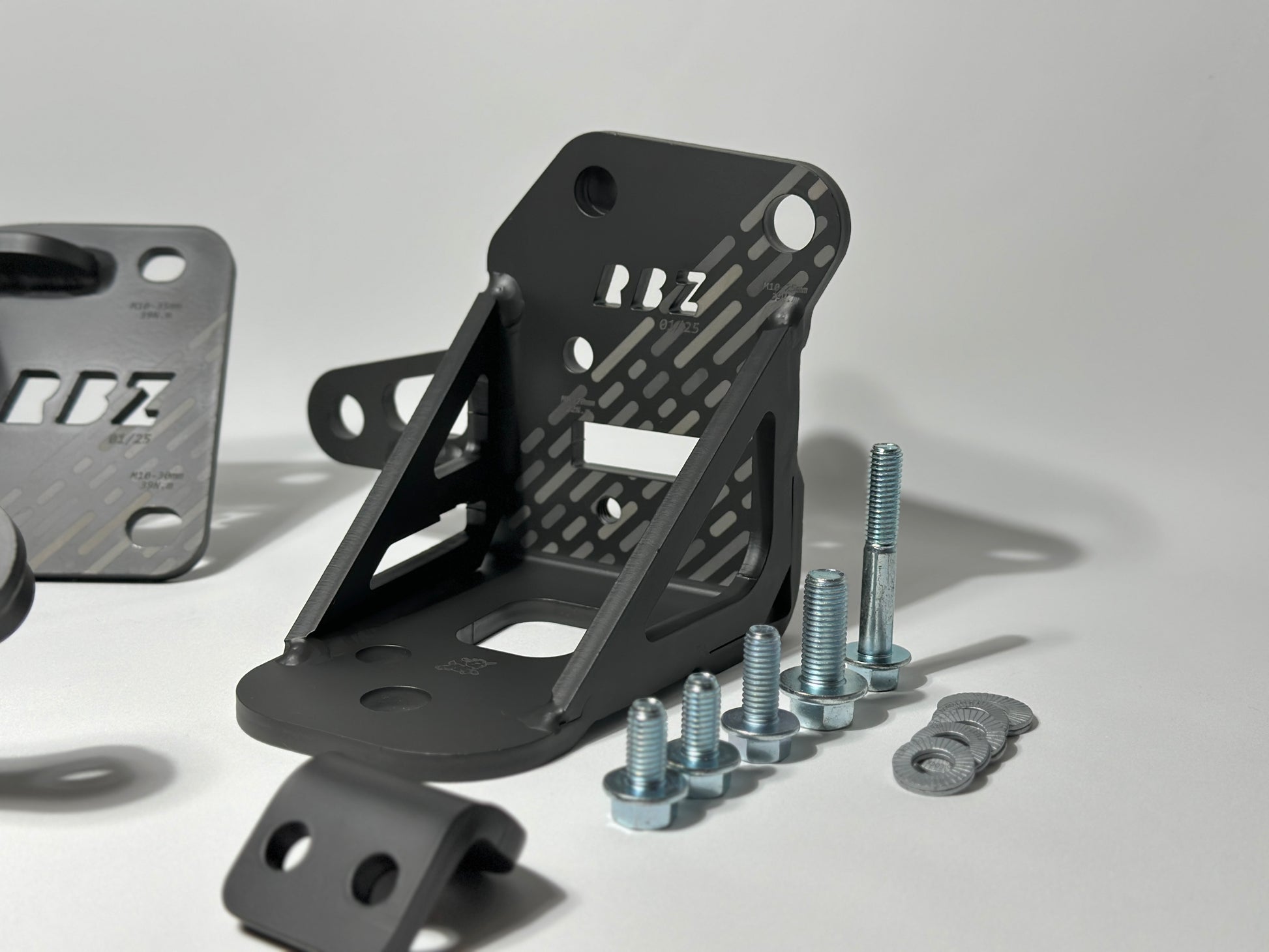 RBZ Harmony 4-point L Mount for S2000 K20A swap with reinforced mounting for hard driving and track use